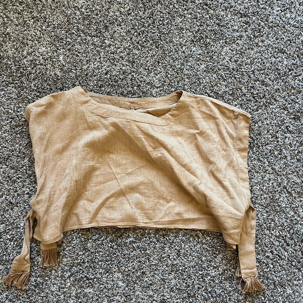 free people  Tan Women's Top